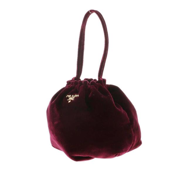 Prada Velor Bag Drawstring Pouch Bolde - Picture 1 of 7